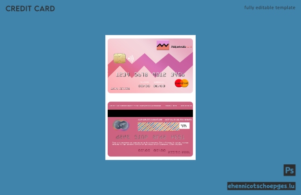 Beispielvorschau der Attijariwafa Bank Mastercard der Elfenbeinküste